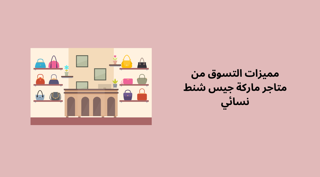 مميزات التسوق من متاجر ماركة جيس شنط نسائي
