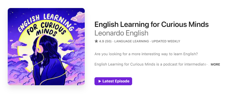 بودكاست English Learning for Curious Minds