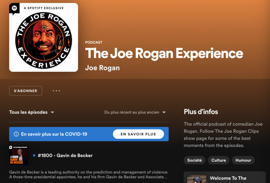 بودكاست The Joe Rogan Experience