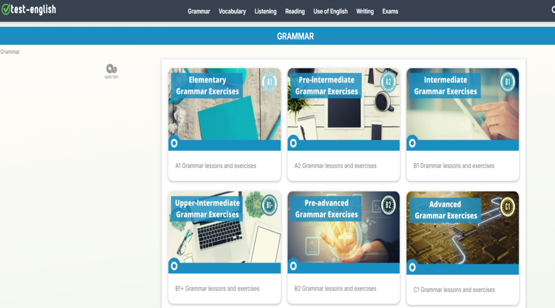 موقع EnglishTests 