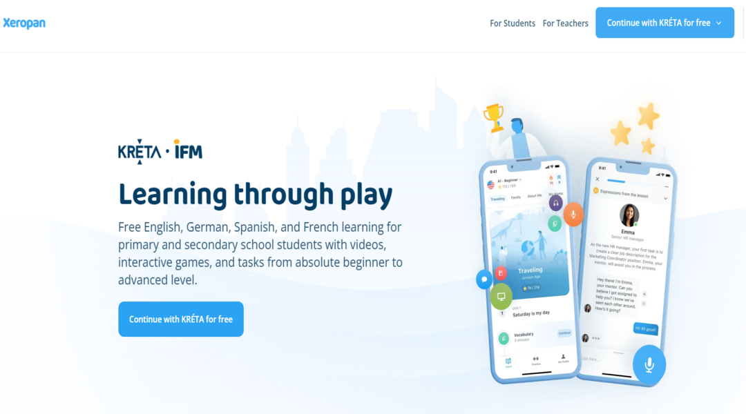 منصة Xeropan لتعليم الإنجليزية