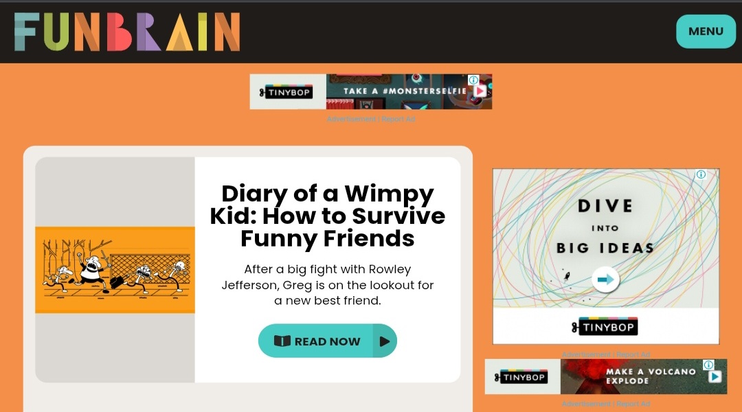 كيفية استخدام موقع Funbrain؟