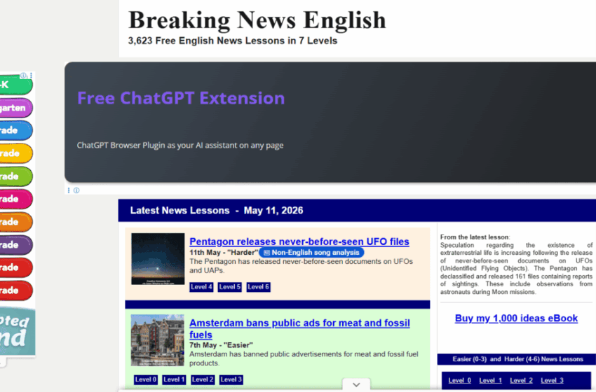 Breaking News English