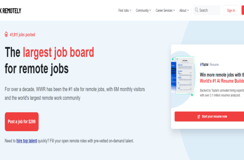  موقع We Work Remotely: دليلك للعثور على فرص العمل عن بعد