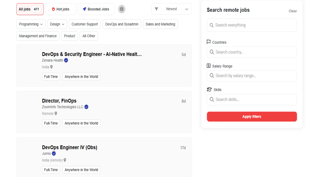 موقع We Work Remotely